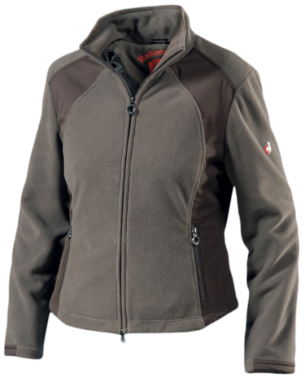 Arosa MicroFleece Mud Schoko Jacke Damen