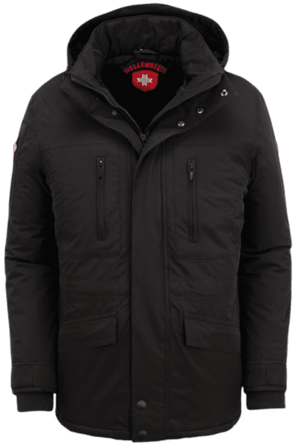 Golfjacke-Winter PolyAirLite, Schwarz